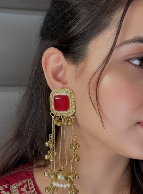 Elegant Round Chain Earrings