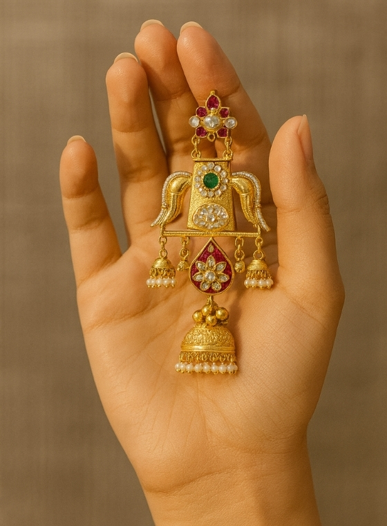 Heritage Ruby Earring